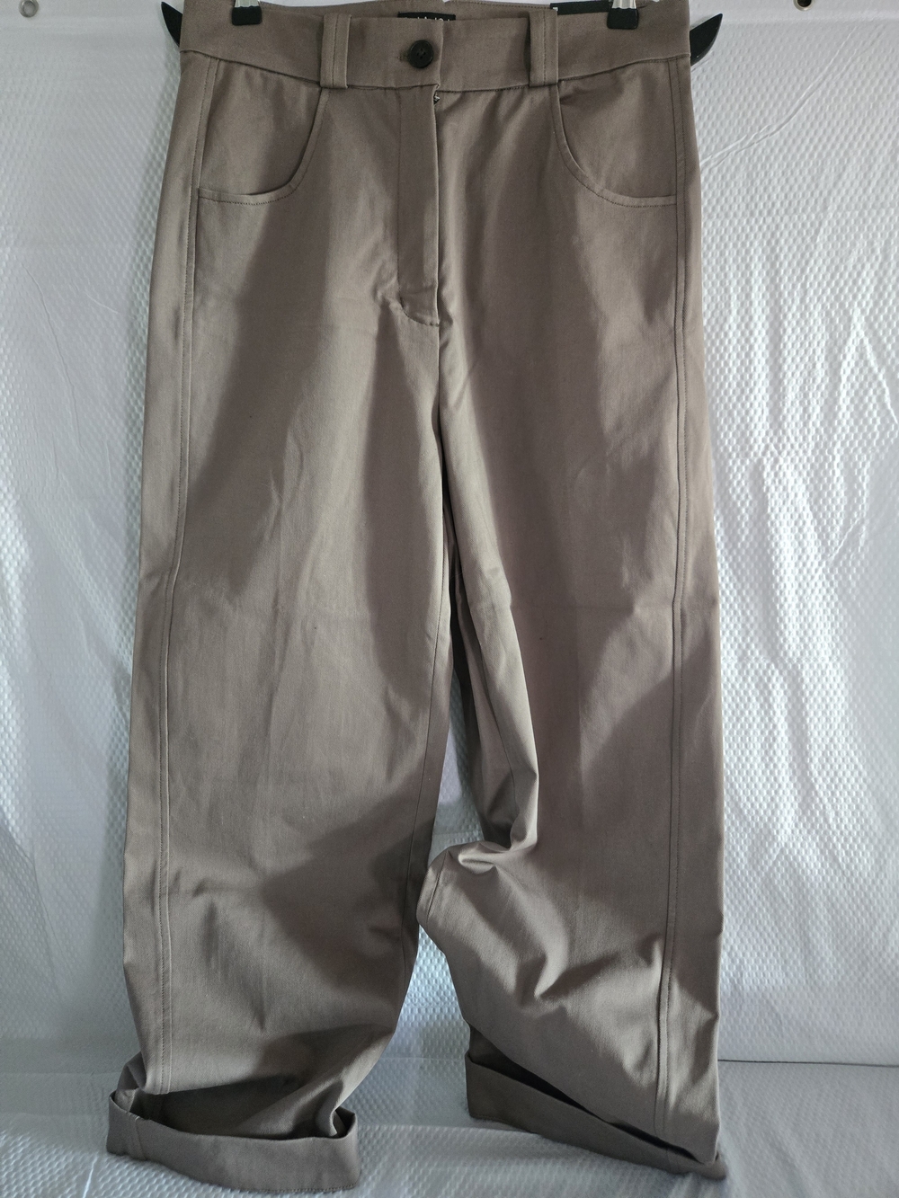 Frank & Oak Women's Chino Pants in Taupe